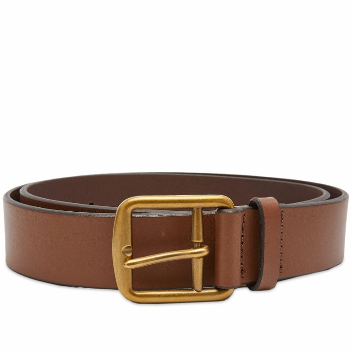 Photo: Polo Ralph Lauren Men's Leather Casual Belt in Brown