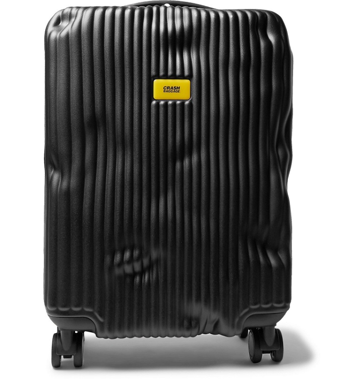 Photo: Crash Baggage - Stripe Cabin Polycarbonate Suitcase - Black