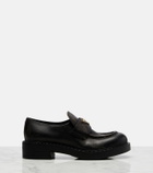 Prada Leather penny loafers