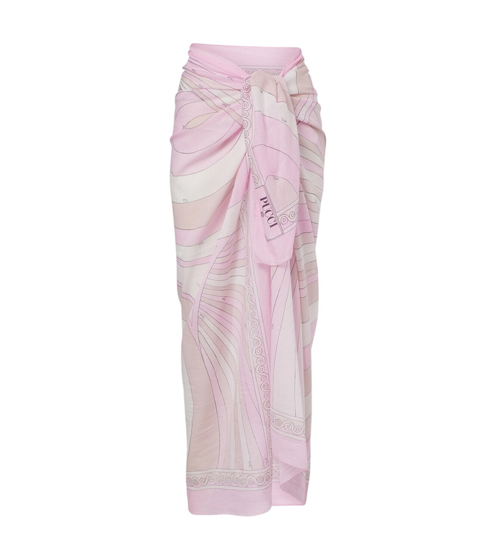 Photo: Pucci Iride cotton beach cover-up
