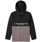 A Bathing Ape Half Zip Wide Popover Hoody