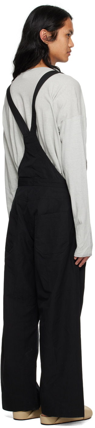 Jan-Jan Van Essche Black Dungarees#3 Overalls