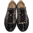 Article No. Black and Brown Vulcanized Low-Top Sneakers