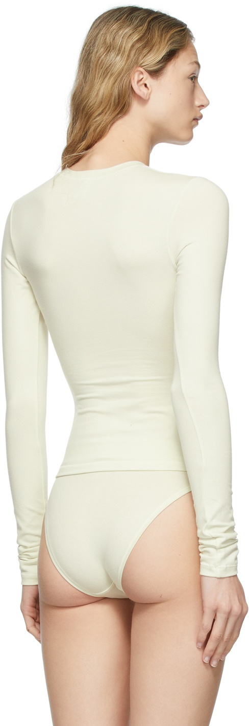 SKIMS Off-White Cotton 2.0 T-Shirt Bodysuit SKIMS