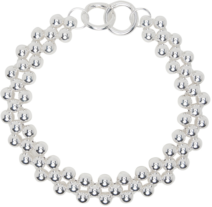 Photo: Lorette Colé Duprat Silver Trinity 6 Ras De Cou Choker
