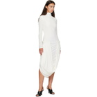 Stella McCartney White Draping Midi Dress