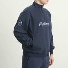 Malbon Men's Collegiate Quarter-Zip Sweatshirt in Navy