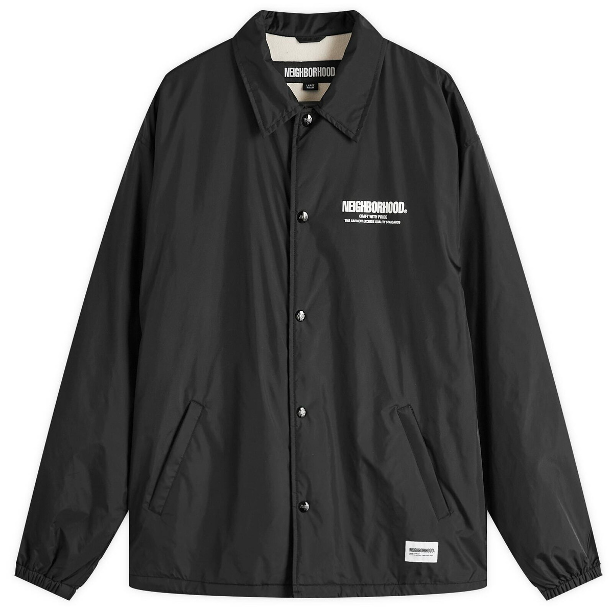 Neighborhood Men's MA-1 Flight Jacket in Black Neighborhood