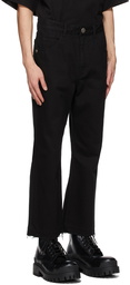 We11done Black Cropped Jeans