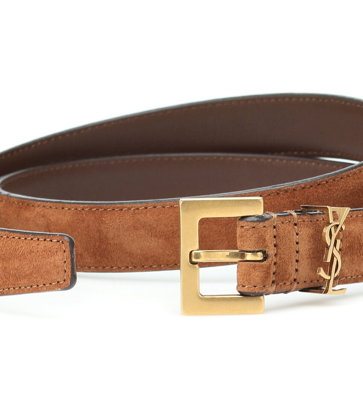 saint laurent suede belt
