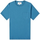 Corridor Men's Garment Dyed Pocket T-Shirt in Blue