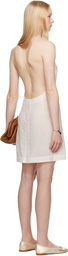 BELLE Off-White Lou Minidress