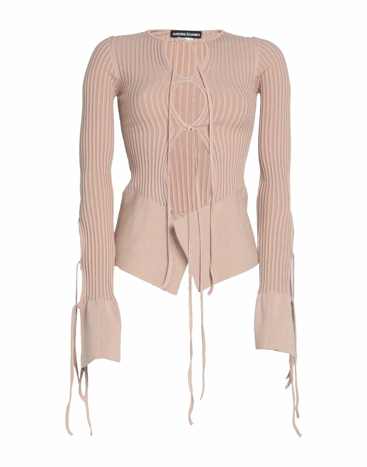 Andreādamo Womens Cardigan in Beige