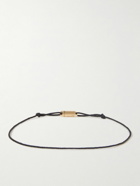 Le Gramme - 3g Cord and Gold Bracelet
