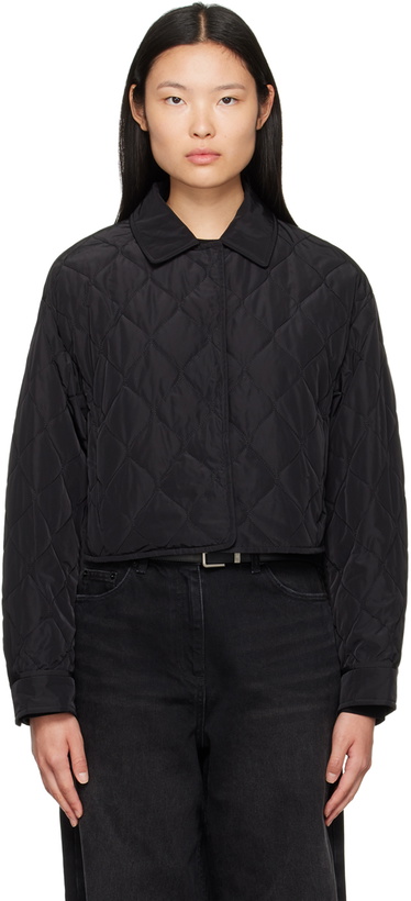 Photo: Juun.J Black Quilted Jacket