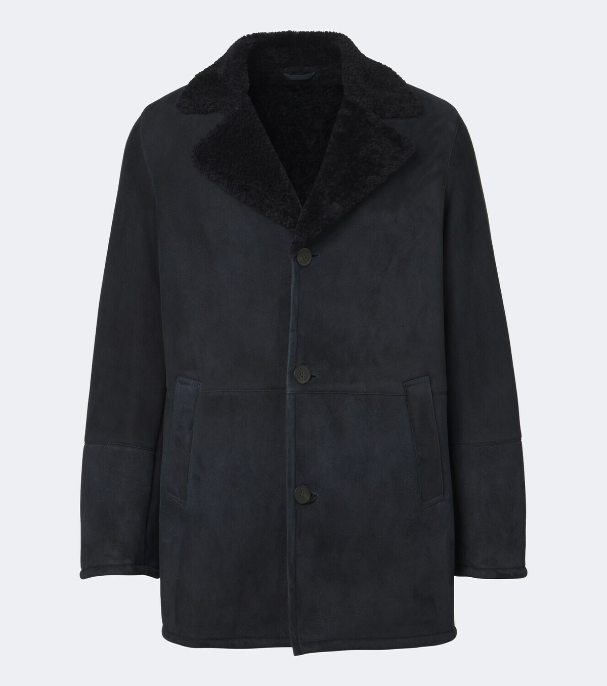 Arma Bohdan shearling-lined suede coat