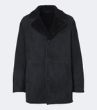 Arma Bohdan shearling-lined suede coat
