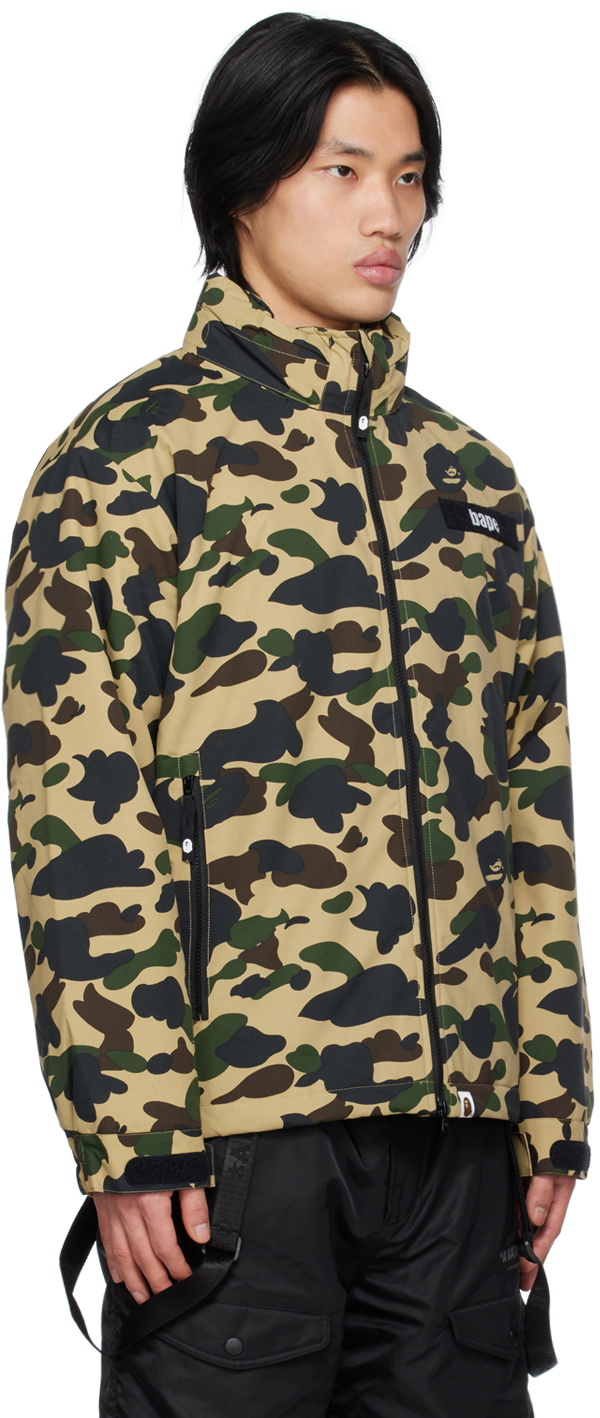 BAPE Yellow 1st Camo Military Jacket A Bathing Ape