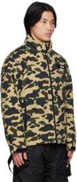 BAPE Yellow 1st Camo Military Jacket