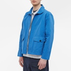 Nigel Cabourn Men's Flight Shirt Jacket in Blue