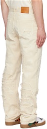 Heron Preston Off-White Regular 5-Pockets Jeans