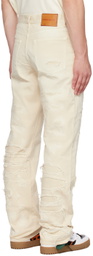 Heron Preston Off-White Regular 5-Pockets Jeans