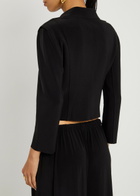 Norma Kamali Girl Stretch-jersey Jacket Black