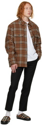 Burberry Brown Vintage Check Jacket