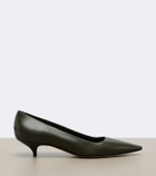 The Row Liisa leather pumps