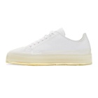 MSGM White and Off-White RBRSL Rubber Soul Edition Floating Sneakers