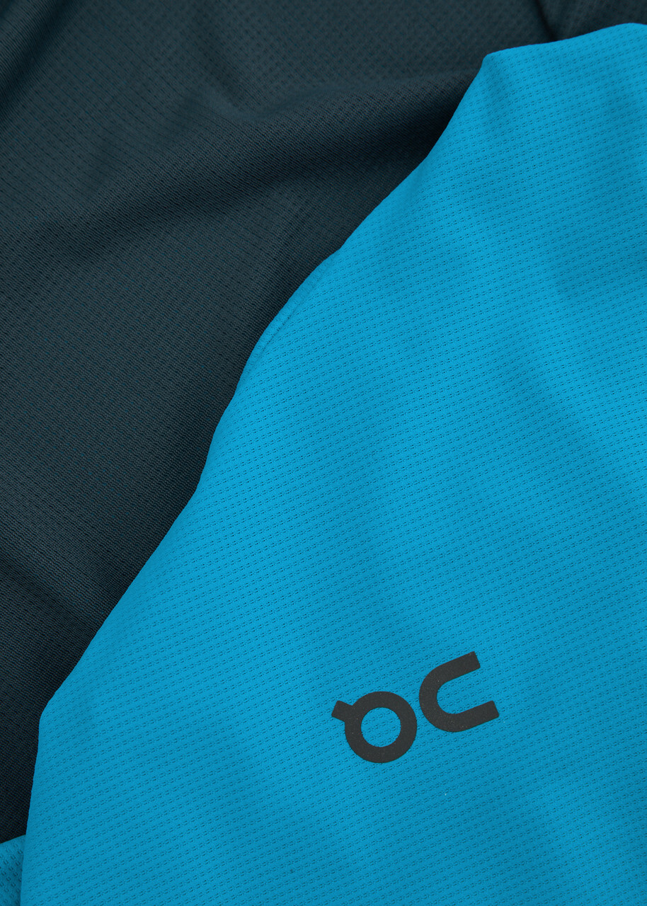 ON Performance Colour-block Stretch-jersey T-shirt Bright Blue