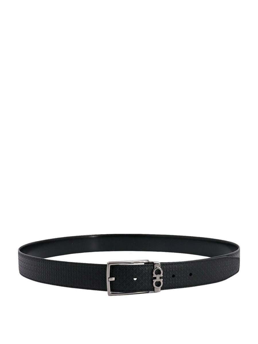 小物 Salvatore Ferragamo / Belt / BLK 小物 Salvatore Ferragamo / Belt / BLK Black Reversible belt with