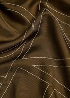 Toteme Logo-monogrammed Silk Scarf - Moca - One Size