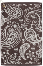 Quiet Golf Brown Cotton Towel