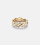 David Yurman DY Madison® 18kt gold ring with diamonds
