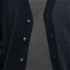 Taikan Men's Colour Block Cardigan in Black/Charcoal