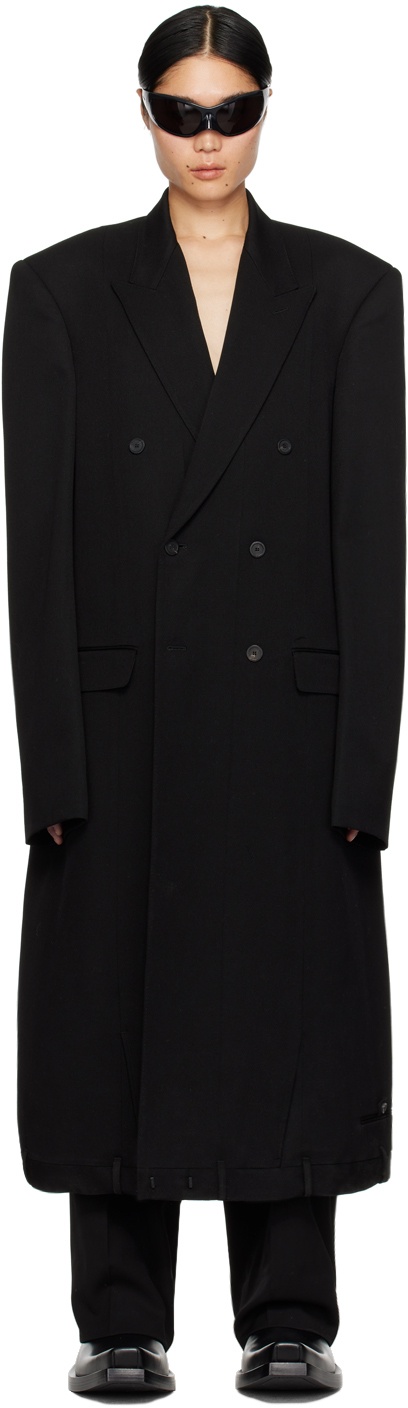 Photo: Balenciaga Black Deconstructed Coat