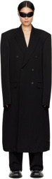 Balenciaga Black Deconstructed Coat