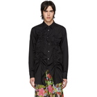 Comme des Garcons Homme Plus Black Bunched-Up Shirt