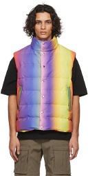 AGR Multicolor Gradient Puffer Vest