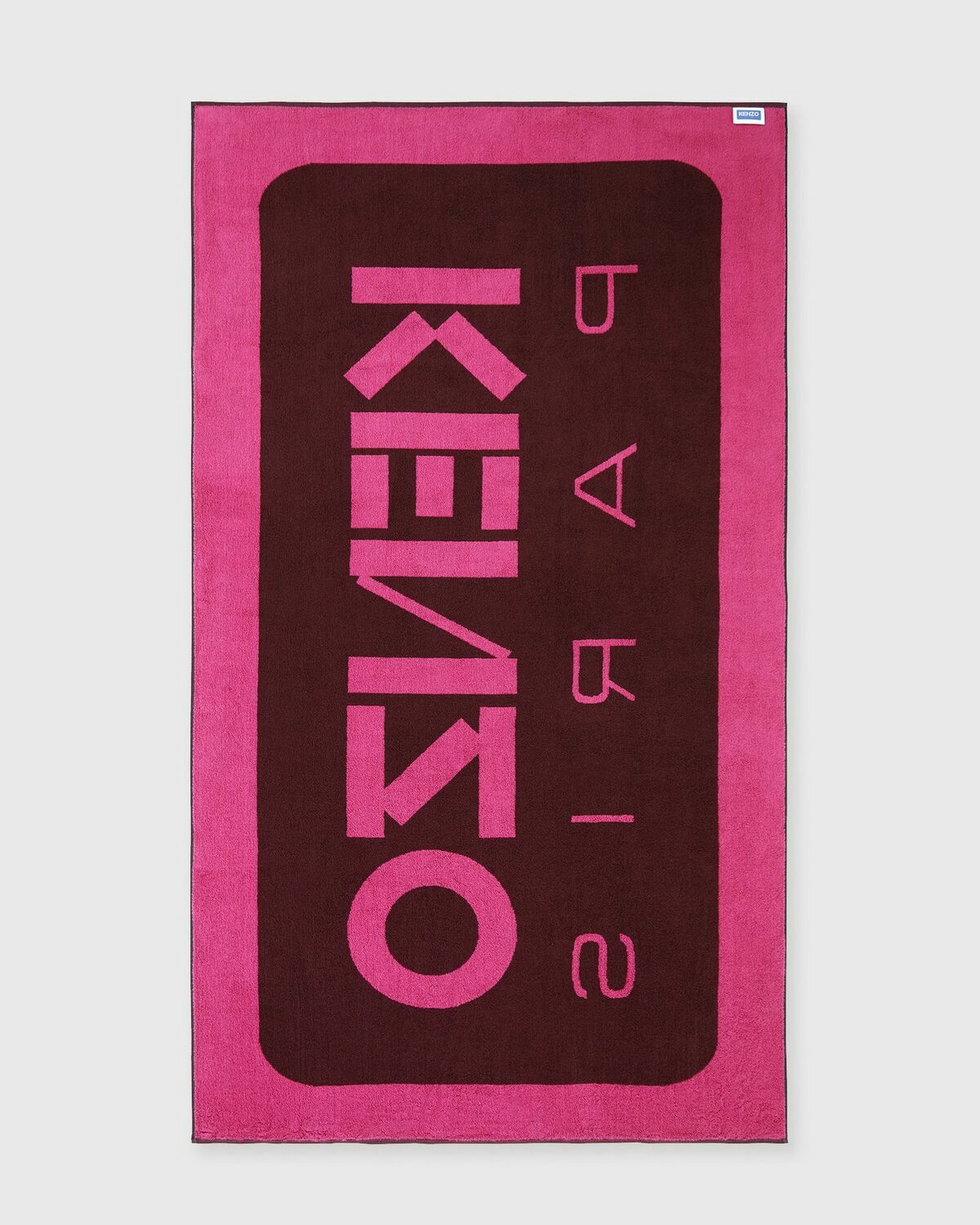 Kenzo Klabel Strandtuch 90 C Mx160 Cm Red Tableware Kenzo
