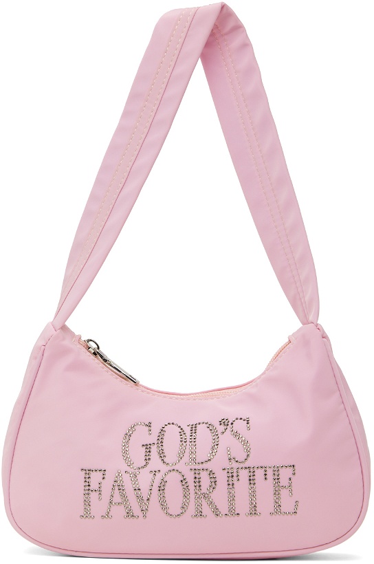 Photo: Praying Pink 'God's Favorite' Rhinestone Bag