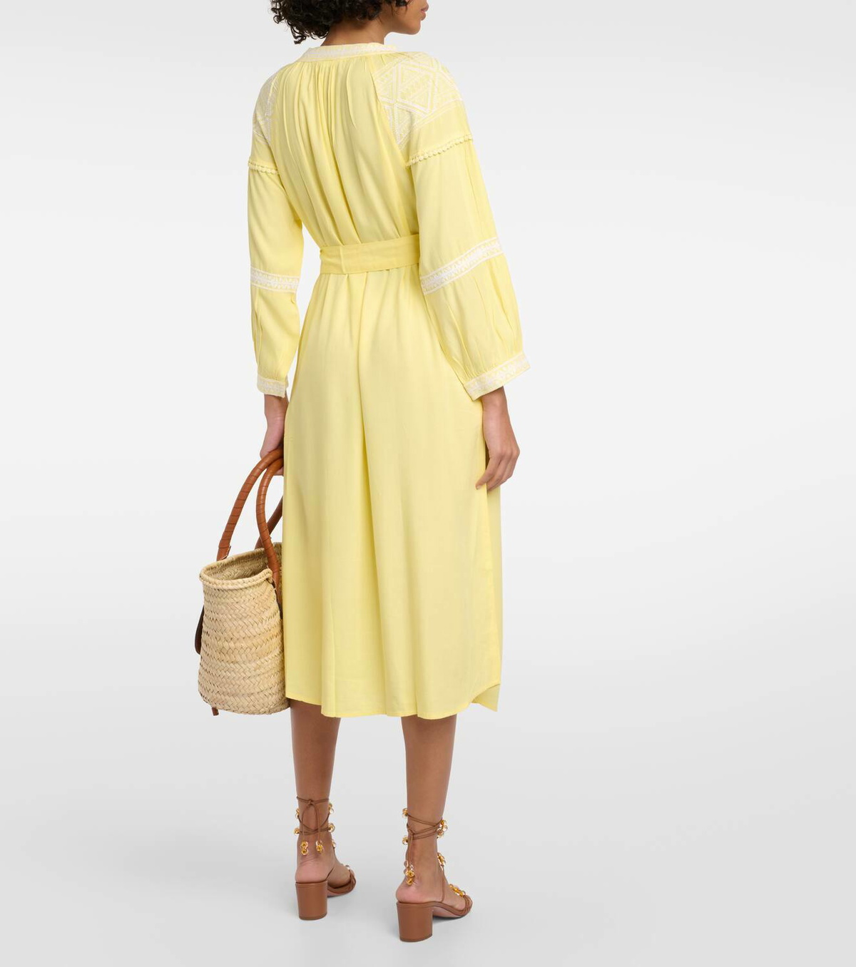 melissa odabash gold dress Bree Gold Wrap Maxi Dress main image 0