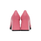 Gucci Pink Horsebit Mid Heel Pumps