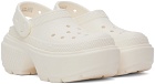 Crocs Off-White Stomp Clogs