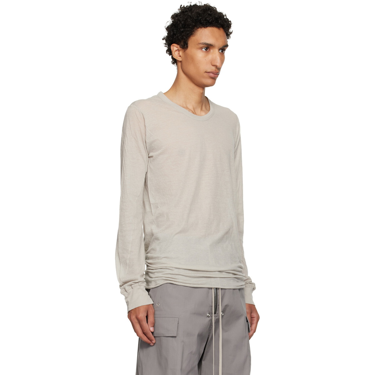 Rick Owens Off-White Tower Basic LS T-shirt