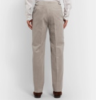 Richard James - Pink Hyde Cotton-Corduroy Suit Trousers - Gray