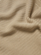 Theory - Riland Chevron Cotton-Blend Sweater - Neutrals