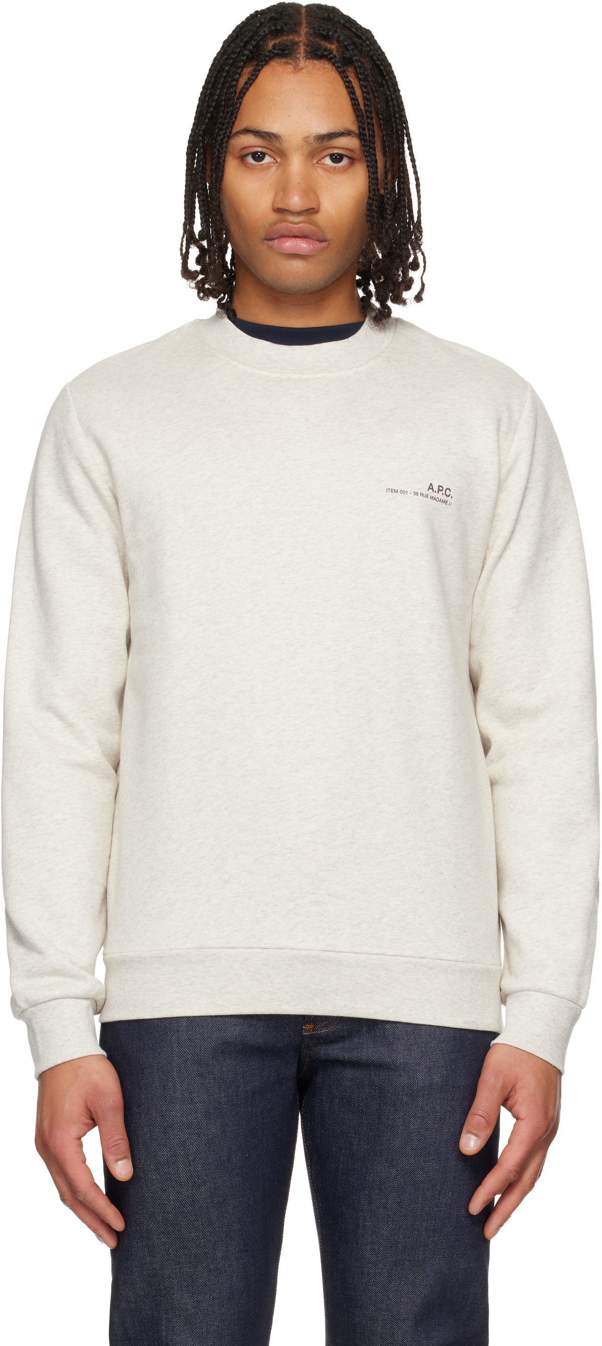 A.P.C. Gray Standard Item Sweatshirt