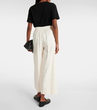 Joseph Thurlow silk and cotton wide-leg pants